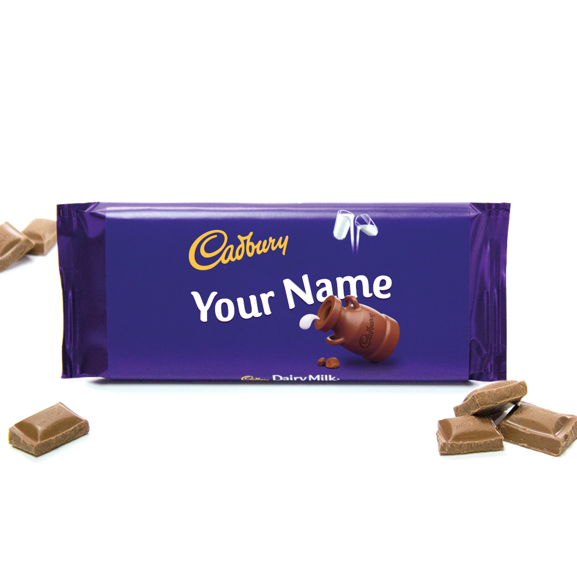 Custom Printed Dairy Milk Bars 110g | Branded Chocolate Bars