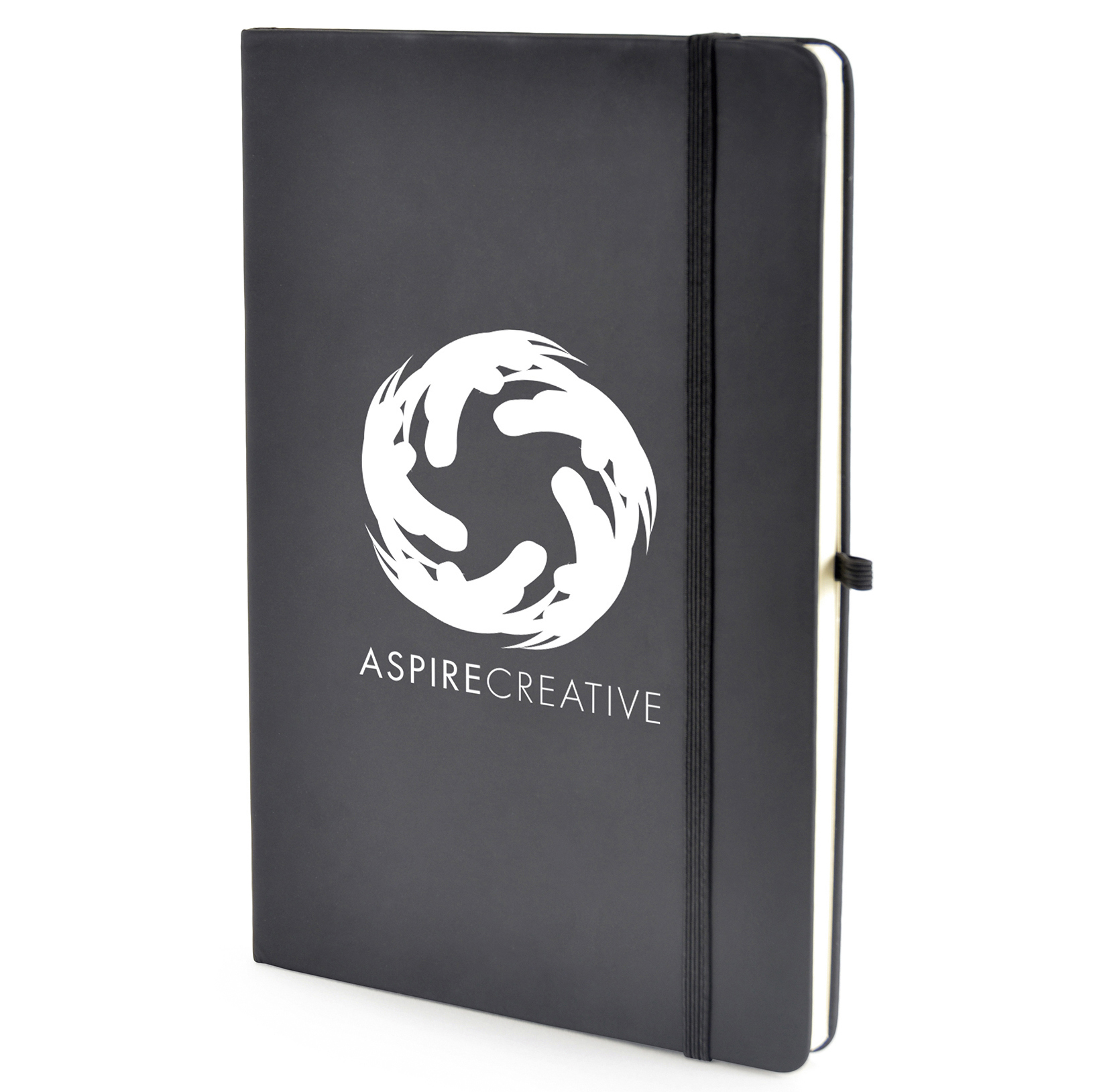 Branded A5 Soft Feel Plain Page Notebooks | Total Merchandise