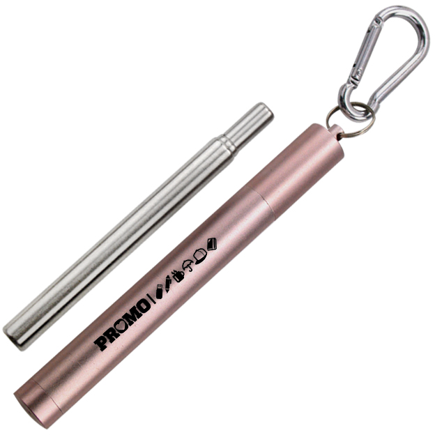 Collapsible Metal Straws With Your Logo Total Merchandise