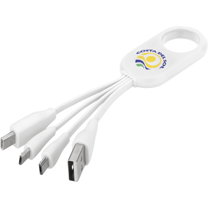 Branded 4 In 1 Charging Cable With Type C | Total Merchandise