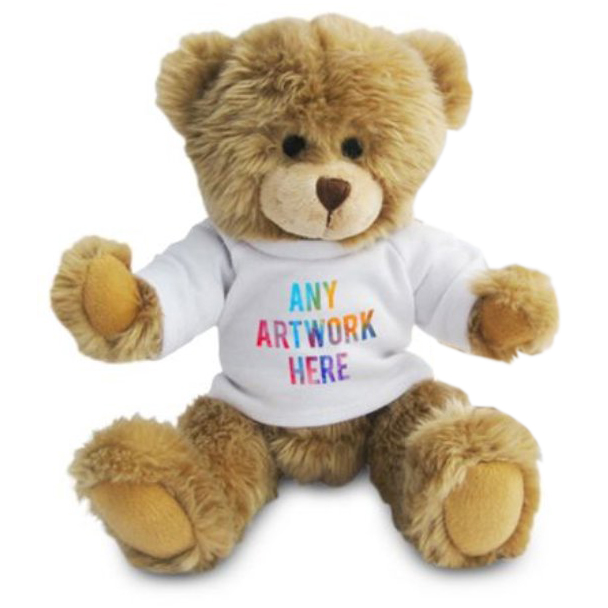 Custom Branded 20cm Charles Teddy Bear | Total Merchandise