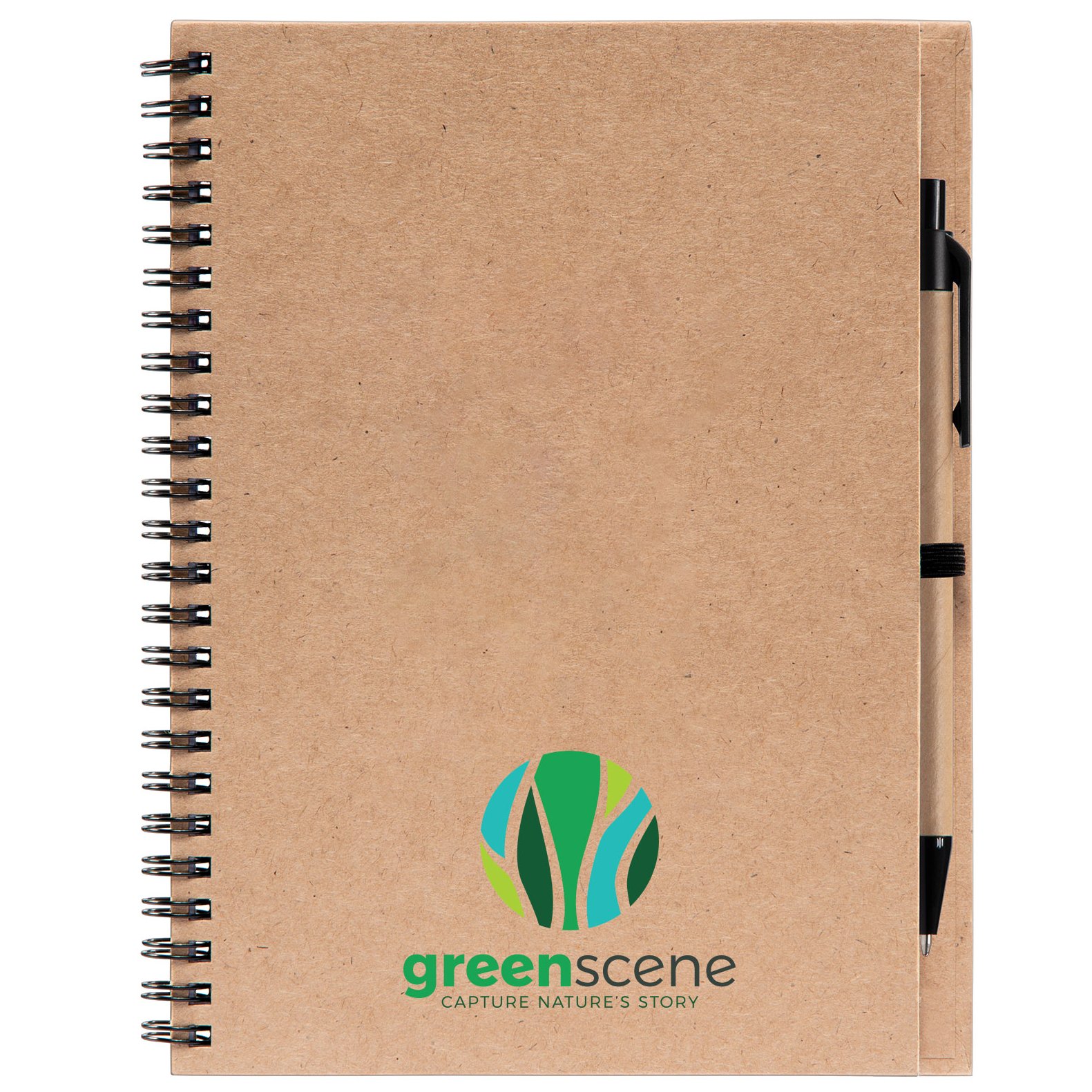 Branded Hawken Spiral Notebook & Pen Set | Total Merchandise