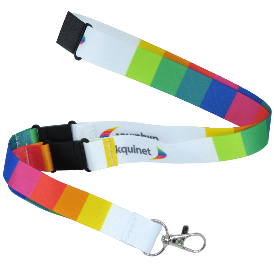 Custom 20mm 3 Point Break Full Colour Lanyard | Total Merchandise