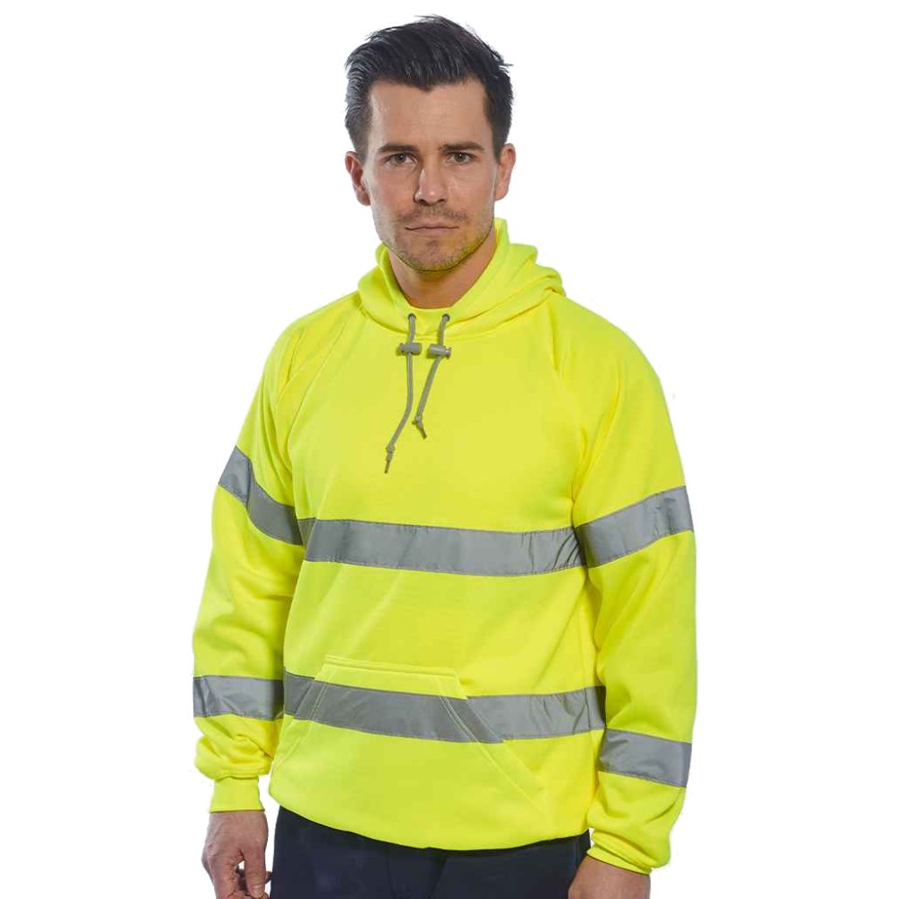 Custom Branded Portwest Hi-vis Hoodie 