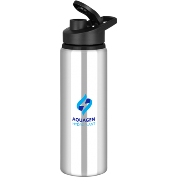 Tide Metal Water Bottle with Snap Cap | Total Merchandise