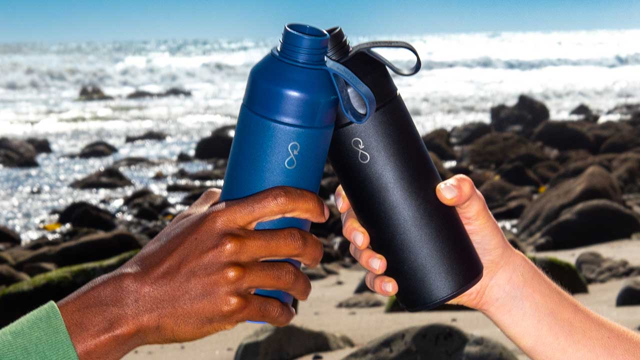 Big Ocean Bottle - Obsidian Black (1 Litre)