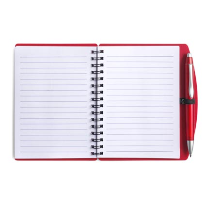 A6 Plastic Cover notebooks | Printed Notepads | Promotional Merchandise