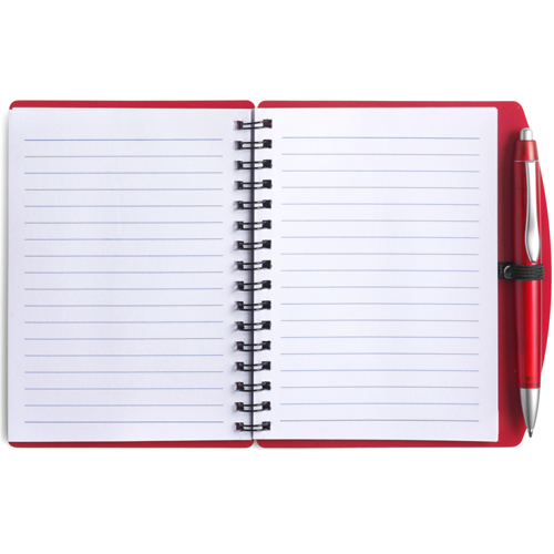 A6 Plastic Cover notebooks | Printed Notepads | Promotional Merchandise