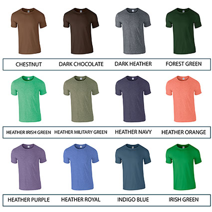 Gildan Soft Style T Shirts | Promotional Shirts | Personalised Clothing ...